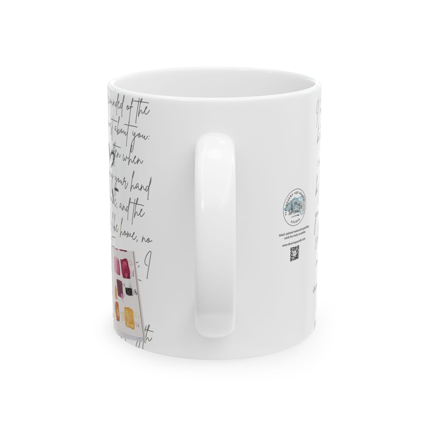 Love Letters & Watercolor Blooms Valentine’s Day Mug